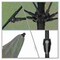 California Umbrella 7.5' Bronze Aluminum Market Umbrella, Sunbrella Spectrum Cilantro 194061336007 - alternate 2